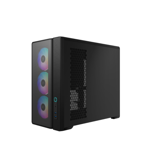 Корпус ПК без блока питания/ Case SAMA S50 Black, Midi-Tower, TG, 4x120mm ARGB, 2xUSB 3.0 + 1xUSB 3.2 Type-C, ATX, mATX, mITX Black Корпус ПК без блока питания/ Case SAMA S50 Black, Midi-Tower, TG, 4x120mm ARGB, 2xUSB 3.0 + 1xUSB 3.2 Type-C, ATX, mATX, mITX Black