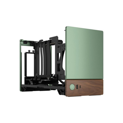 Корпус без блока питания/ Case Fractal Design Terra, Mini-Tower, no fans, 1xUSB-A 3.0 + 1xUSB 3.2 Type-C, SFX PSU Support, mITX Jade