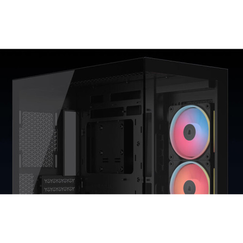 Корпус без блока питания/ Case Corsair 3500X LX-R RGB iCUE LINK, Midi-Tower, TG, 3x120mm ARGB, 2xUSB-A 3.2, 1xUSB 3.2 Type-C, E-ATX, ATX, mATX, mITX Black