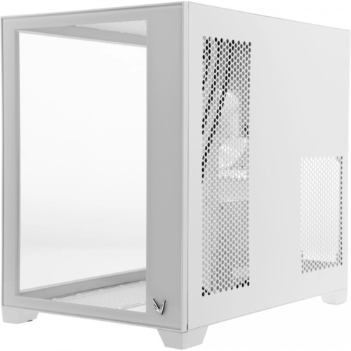 Корпус Formula Crystal Z5 TG белый mATX 11x120mm 2xUSB2.0 1xUSB3.0 audio bott PSU [CRYSTAL Z5]