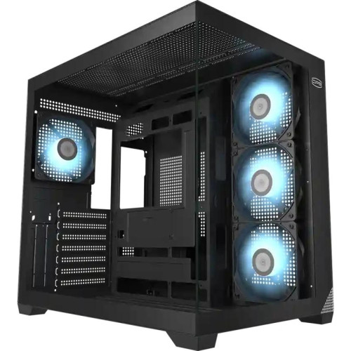 Корпус PcCooler C3T700 ARGB BK черный без БП ATX 8x120mm 5x140mm 2xUSB3.0 audio bott PSU