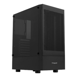 Корпус без блока питания/ Case HSPD M540, Mesh Mid Tower, Black, TG, 0.45 SPCC, no fans, ATX, mATX, mITX, 160/300/150mm, 2x2.5