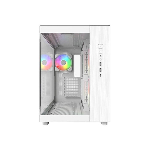 Корпус Montech King 65 PRO белый ATX 8x120mm 6x140mm 2xUSB3.0 audio bott PSU [KING 65 PRO W]