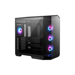 Корпус ПК без блока питания/ Case MSI MAG PANO 100R PZ, Midi-Tower, TG, 4x120mm ARGB, 2xUSB 3.2, 1xUSB 3.2 Type-C, ATX, mATX, mITX Black