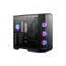 Корпус ПК без блока питания/ Case MSI MAG PANO 100R PZ, Midi-Tower, TG, 4x120mm ARGB, 2xUSB 3.2, 1xUSB 3.2 Type-C, ATX, mATX, mITX Black