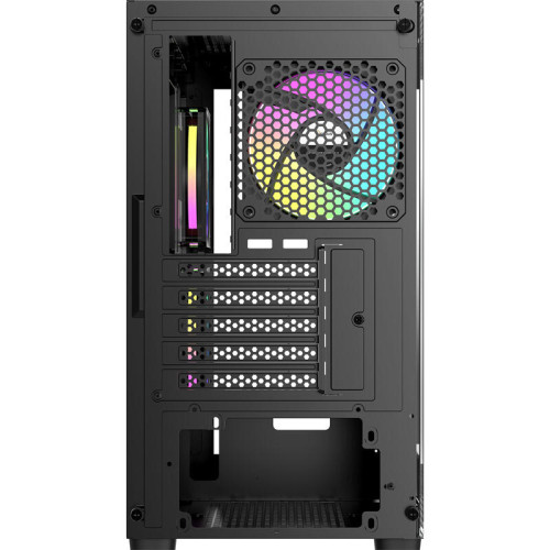Корпус ПК без блока питания/ Case Ocypus Gamma C52 BK ARGB, Mini-Tower, TG, 3x120mm ARGB, 1xUSB-A 3.0 + 2xUSB 2.0, mATX, mITX Black