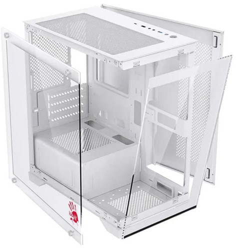 Корпус Bloody BD-CC103 белый mATX 7x120mm 1xUSB2.0 1xUSB3.0 audio bott PSU [BD-CC103-WH]