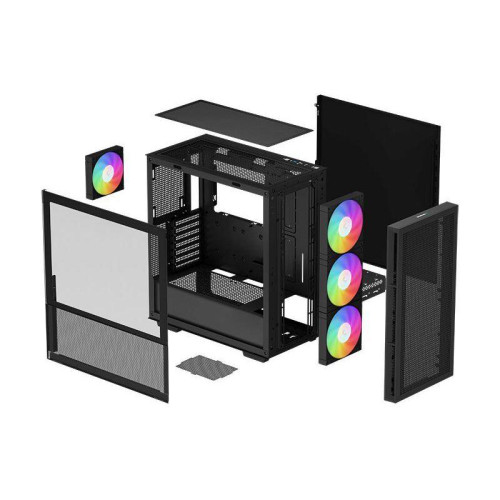 Корпус Deepcool CH560 черный ATX 8x120mm 3x140mm 1xUSB3.0 audio bott PSU [R-CH560-BKAPE4-G-1]