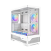 Корпус ПК без блока питания/ Case SAMA V43 White, Midi-Tower, TG, 6x120mm ARGB, 2xUSB 3.0 + 1xUSB 3.2 Type-C, ATX, mATX, mITX White