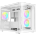 Корпус ПК без блока питания/ Case Ocypus Iota C50 Curve WH ARGB, Mini-Tower, TG, 3x120mm ARGB, 2xUSB-A 3.0 + 1xUSB-C, mATX, mITX White