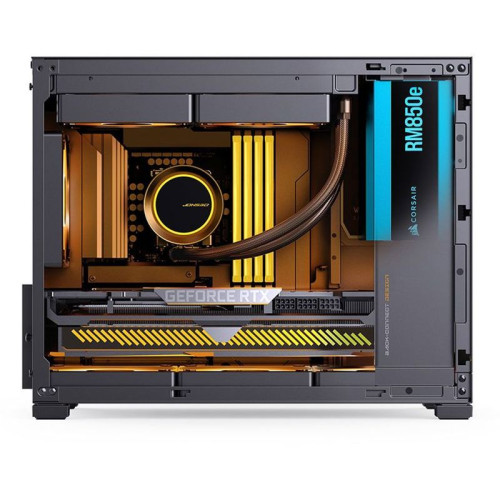 Корпус без блока питания/ Jonsbo D32 STD BLACK, Mini-Tower, no fans, mATX, mITX, 1xUSB3.2 Gen1 Type-A, 1xUSB3.2 Gen 2 Type-C, 1xAUDIO, 1xMIC