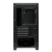 Корпус без блока питания/ Case HSPD M340, Mesh Mid Tower, Black, TG, 0.5 SPCC, no fans, mATX, mITX, 165/350/200mm, 2x2.5