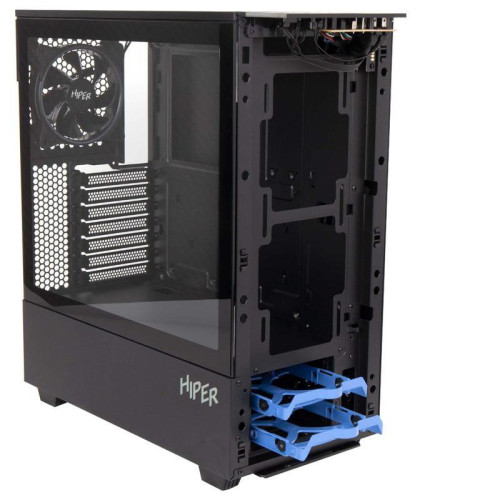 Корпус Hiper PB81 черный ATX 4x120mm 2xUSB2.0 2xUSB3.0 audio bott PSU [PB81]