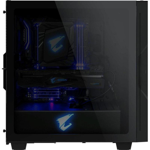 Корпус Gigabyte AORUS C300 GB-AC300G черный ATX 4x120mm 4x140mm 2xUSB3.0 audio bott PSU [9BAC300G-00-10]