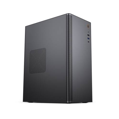 Корпус c блоком питания 450 Ватт/ Case Foxline FL-517 mATX case, black, w/450W PSU 12cm, w/1xUSB2.0 + 1xUSB3.0 + 1xType-C (USB2.0) + HD audio, w/pwr cord, w/o FAN
