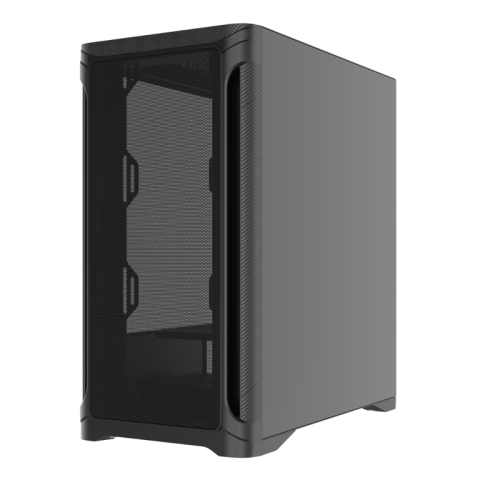Корпус ПК без блока питания/ Case SAMA S31E Black, Midi-Tower, TG, no fans, 2xUSB 3.0 + 1xUSB 3.2 Type-C, mATX, mITX Black