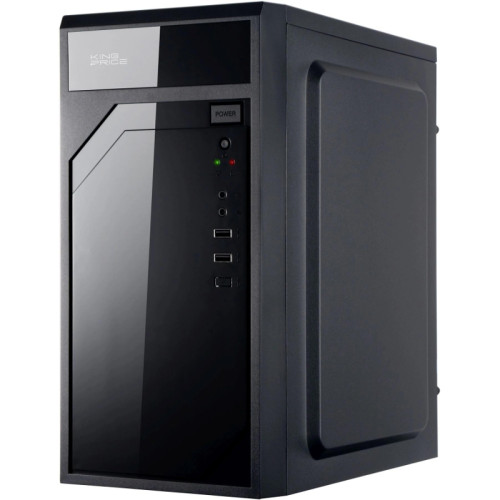 Корпус KingPrice KPCC-MN208 черный mATX 1x80mm 2x120mm 2xUSB2.0 audio [KPCC-MN208]