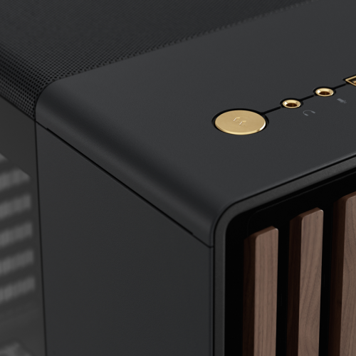 Корпус без блока питания/ Fractal Design North Charcoal Black TG Dark