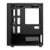 Корпус без блока питания/ Case HSPD M332, Mesh Mini-tower, Black, TG, 0.4 SPCC, no fans, mATX, mITX, 160/285/170mm, 1x2.5