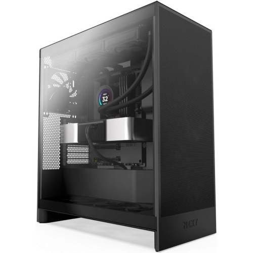 Корпус ПК без блока питания/ Case NZXT H7 Flow, Midi-Tower, TG, 3x120mm, 2xUSB-A 3.2 + 1xUSB-C 3.2, E-ATX, ATX, mATX, mITX Black