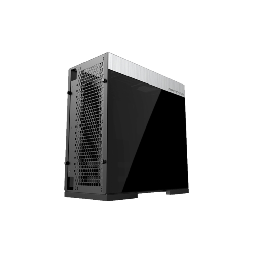 Корпус ПК без блока питания/ Case Geometric Future Model 8 Dharma, Midi-Tower, TG, no fans, 2xUSB-A 3.0,  2xUSB-A 2.0, 1xUSB 3.2 Type-C, E-ATX, ATX, mATX, mITX Silver/Black