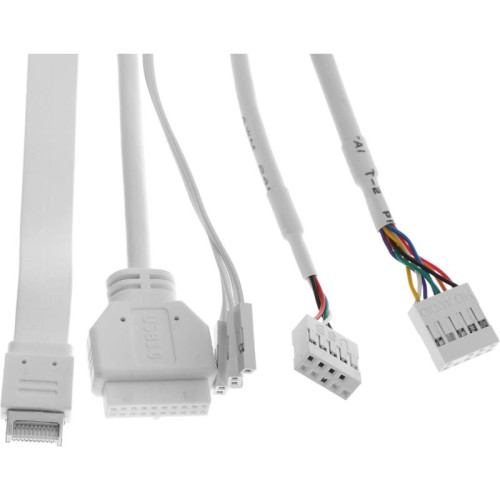 Корпус Accord M3301 белый mATX 6x120mm 2x140mm 1xUSB2.0 1xUSB3.0 audio bott PSU [ACC-M3301W]