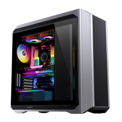 Корпус без блока питания/ Case JONSBO D500, Full-Tower, TG, 3x140mm ARGB, 2xUSB-A 3.2 + 1xUSB-C 3.2, E-ATX, ATX, mATX, mITX Silver