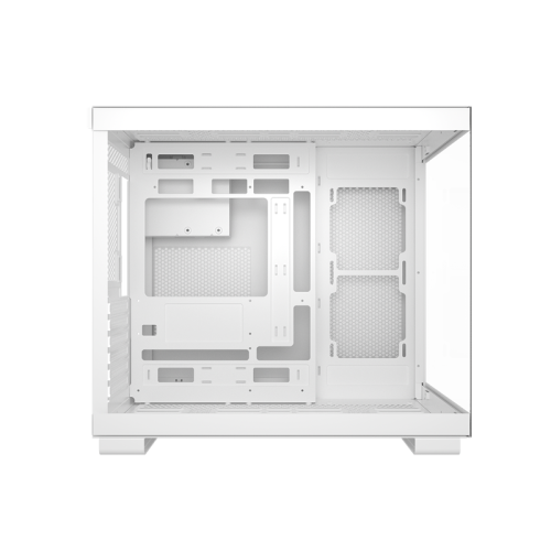 Корпус без блока питания/ PCCOOLER C3 T500 WH, Panoramic Mid Tower, White, TG, 0.7 SPCC, no fans ATX, mATX, mITX 175/400/200mm 1x2.5