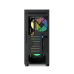 Корпус ПК без блока питания/ Case SAMA S40 Black, Midi-Tower, TG, 4x120mm ARGB, 2xUSB 3.0 + 1xUSB 3.1 Type-C, ATX, mATX, mITX Black