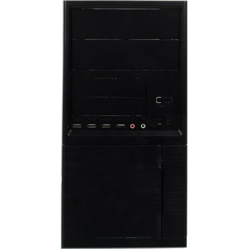 Корпус LinkWorld 727-21 черный mATX 2x80mm 2x92mm 4xUSB2.0 audio [727-21]