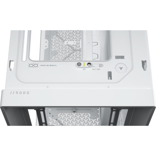 Корпус без блока питания/ Case Corsair Frame 5000D RS High-Airflow, Midi-Tower, TG, 4x140mm, 4xUSB-A 3.2, 1xUSB 3.2 Type-C, E-ATX, ATX, mATX, mITX White