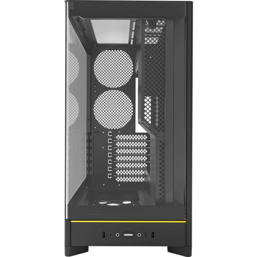 Корпус Montech HS02 черный без БП ATX 4x140mm 2xUSB3.0 1xUSB3.1 audio bott PSU