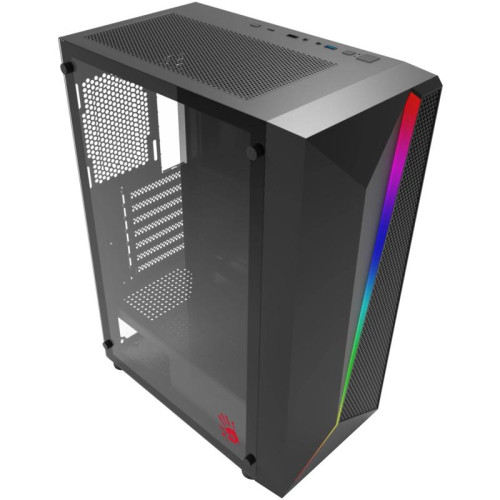 Корпус Bloody BD-CC106 черный без БП ATX 8x120mm 1xUSB2.0 1xUSB3.0 audio bott PSU