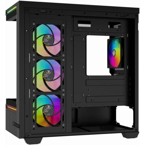 Корпус без блока питания/ Case Thermalright M10 FAN4-C, Mini-Tower, TG, 4x120mm ARGB, 2xUSB-A 3.0, 1xUSB Type-C, mATX, mITX Black Корпус без блока питания/ Case Thermalright M10 FAN4-C, Mini-Tower, TG, 4x120mm ARGB, 2xUSB-A 3.0, 1xUSB Type-C, mATX, mITX Black