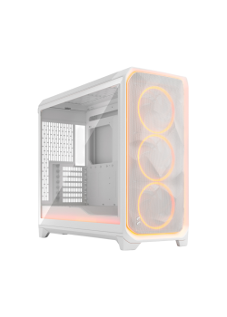 Корпус ПК без блока питания/ Case Fractal Design Meshify 3 XL Ambience Pro RGB TG Clear Tint, Full-Tower, 3x140mm ARGB, 2xUSB-A 3.2 + 1xUSB 3.2 Type-C SSI-EEB, SSI-CEB, E-ATX, ATX, mATX, mITX, White