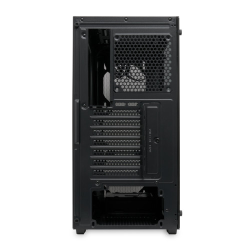 Корпус без блока питания/ Case HSPD M730, Mesh Mid Tower, Black, TG, 0.4 SPCC, no fans, E-ATX, ATX, mATX, mITX, 155/280/175-200mm, 2x2.5