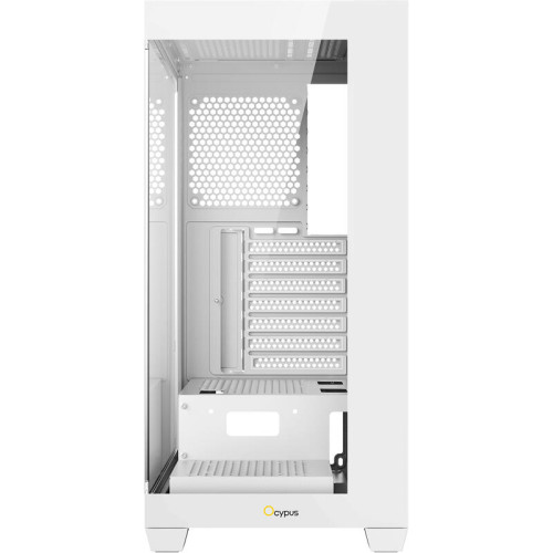 Корпус ПК без блока питания/ Case Ocypus Gamma C72 WH, Midi-Tower, TG, no fans, 2xUSB-A 2.0 + 1xUSB-A 3.0, ATX, mATX, mITX White Корпус ПК без блока питания/ Case Ocypus Gamma C72 WH, Midi-Tower, TG, no fans, 2xUSB-A 2.0 + 1xUSB-A 3.0, ATX, mATX, mITX White