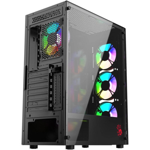 Корпус Bloody BD-CC120F черный без БП ATX 8x120mm 1xUSB2.0 1xUSB3.0 audio bott PSU