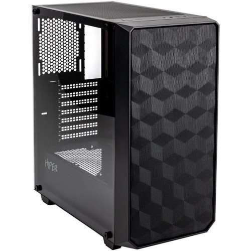 Корпус Hiper BH34-1 черный ATX 5x120mm 2x140mm 2x200mm 1xUSB3.0 audio bott PSU [BH34-1]