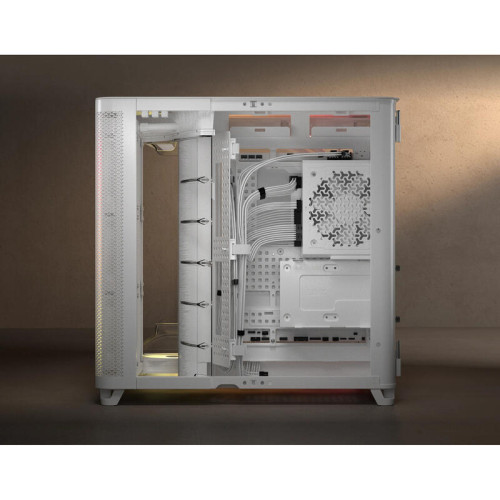 Корпус без блока питания/ Case Corsair AIR 5400 RS-R ARGB, Midi-Tower, TG, 3x120mm ARGB reverse fans, 2xUSB-A 3.2, 1xUSB 3.2 Type-C, E-ATX, ATX, mATX, mITX White Корпус без блока питания/ Case Corsair AIR 5400 RS-R ARGB, Midi-Tower, TG, 3x120mm ARGB reverse fans, 2xUSB-A 3.2, 1xUSB 3.2 Type-C, E-ATX, ATX, mATX, mITX White