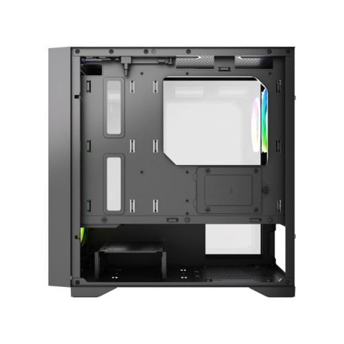 Корпус без блока питания/ Case HSPD M334, Mesh Mini-tower, Black, TG, 0.45 SPCC, 3x120mm ARGB (M11-120) mATX, mITX 160/340/180mm 2x2.5 Корпус без блока питания/ Case HSPD M334, Mesh Mini-tower, Black, TG, 0.45 SPCC, 3x120mm ARGB (M11-120) mATX, mITX 160/340/180mm 2x2.5