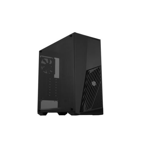 Корпус без БП/ Cooler Master MasterBox K501L, 1xUSB3.0, 1xUSB2.0, 1x120 Fan,  1x120 Red Led Fan, w/o PSU, Black, ATX