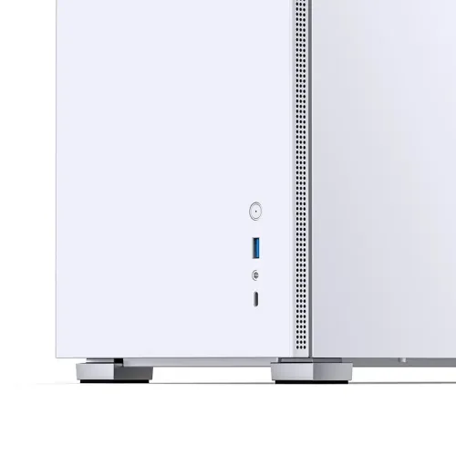 Корпус без блока питания/ Case JONSBO D41 STD, Midi-Tower, TG, no fan, 1xUSB-A 3.2 + 1xUSB-C 3.2, ATX, mATX White