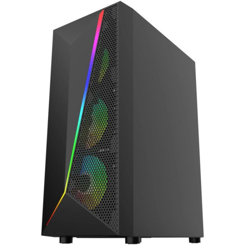 Корпус Bloody BD-CC106F черный без БП ATX 4x120mm 1xUSB2.0 1xUSB3.0 audio bott PSU