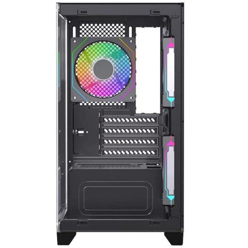 Корпус Bloody BD-CC103F черный без БП mATX 7x120mm 1xUSB2.0 1xUSB3.0 audio bott PSU