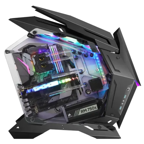 Корпус без блока питания/ Case JONSBO MOD-3, Full-Tower, TG, no fans, 2xUSB-A 3.0, EATX, ATX, mATX, mITX Black