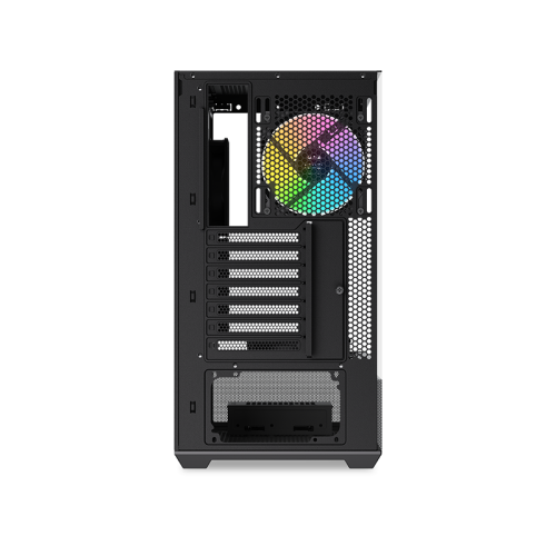 Корпус ПК без блока питания/ Case SAMA V40 Black, Midi-Tower, TG, 6x120mm ARGB, 2xUSB 3.0 + 1xUSB 3.1 Type-C, ATX, mATX, mITX Black