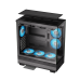 Корпус без блока питания/ Case PCCooler C3 Q500 BK, Midi-Tower, TG, no fans, 1xUSB 3.0 + 1xUSB 2.0 + 1xUSB-C, ATX, mATX, mITX Black