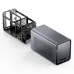 Корпус без блока питания/ Case JONSBO N1, Desktop SFF, 1x140mm, 1xUSB-A 3.0 + 1xUSB-C 3.2, SFX PSU Support, mITX Gray