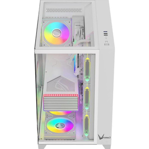 Корпус Formula Crystal Z9 белый ATX 7x120mm 2xUSB3.0 audio bott PSU [CRYSTAL Z9 W]